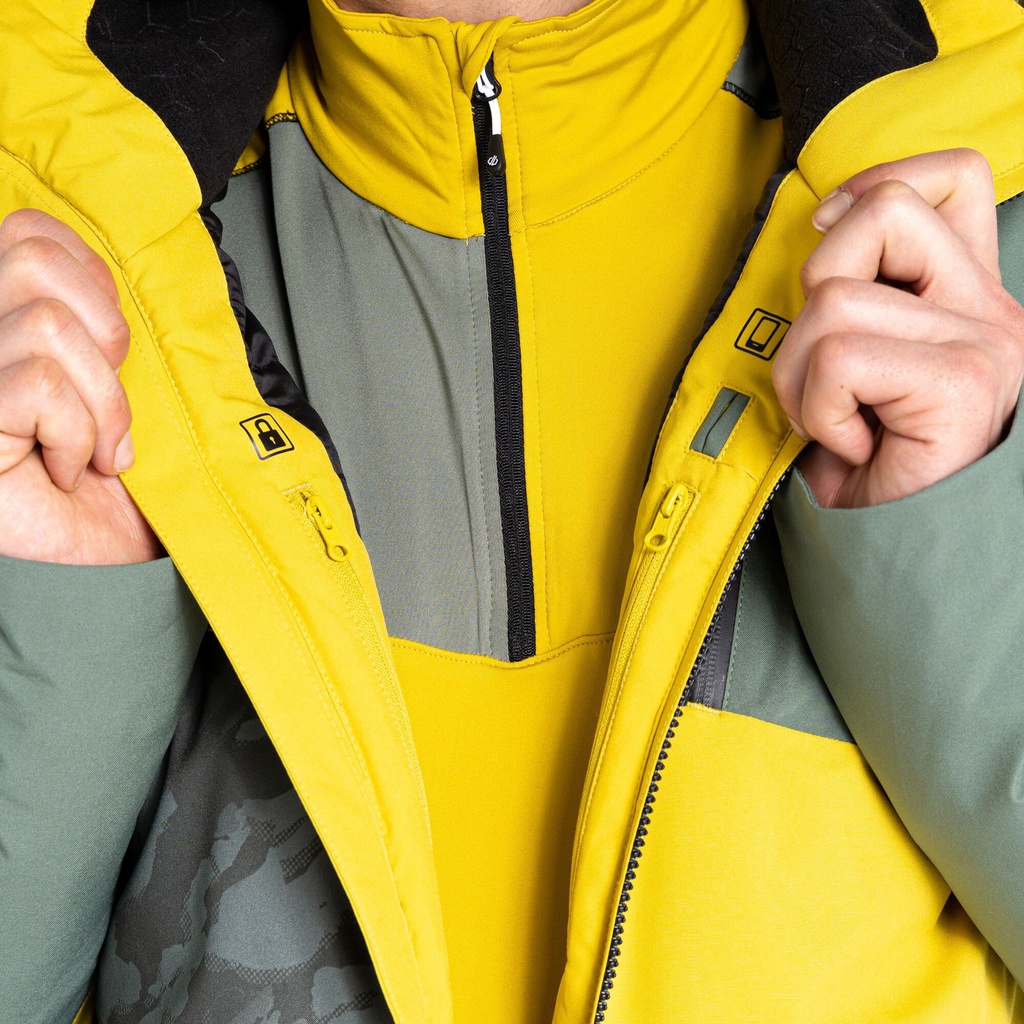 Куртка г/л Supernova II Jkt DMP524-RSB Сіро-зелений/жовтий