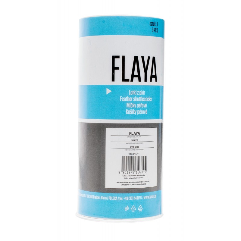 Волани для бадмінтону HI-TEC FLAYA-WHITE Білий