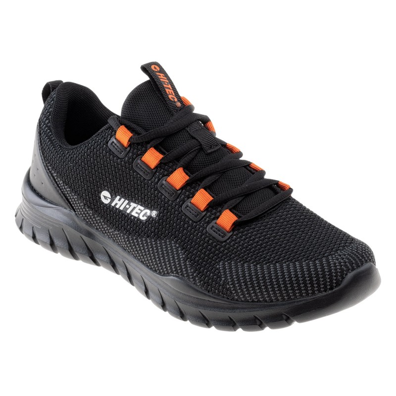 Кросівки легкі HI-TEC HERAMI-BLACK/DARK GREY/ORANGE Чорний, темно-сірий, помаранчовий