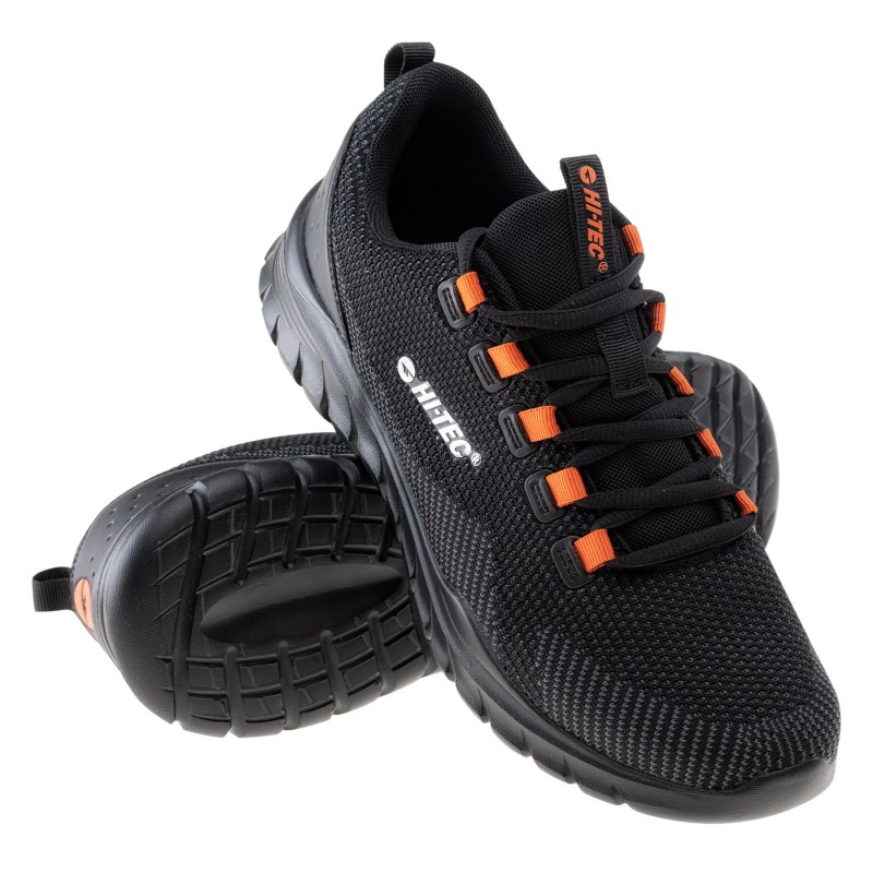 Кросівки легкі HI-TEC HERAMI-BLACK/DARK GREY/ORANGE Чорний, темно-сірий, помаранчовий
