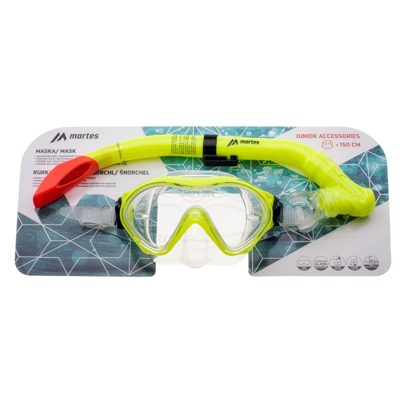 Набір для плавання MARTES IZZYS JR SET-YELLOW/WHITE Жовтий, білий