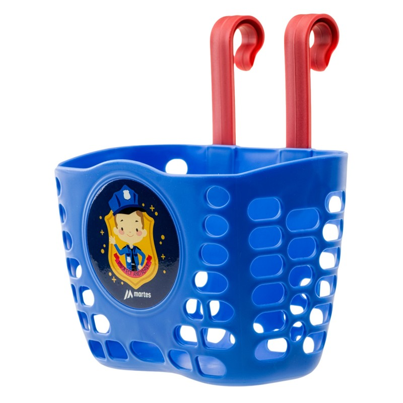 Кошик для велосипеду MARTES KORGO-BLUE/CAR PRINT Синій