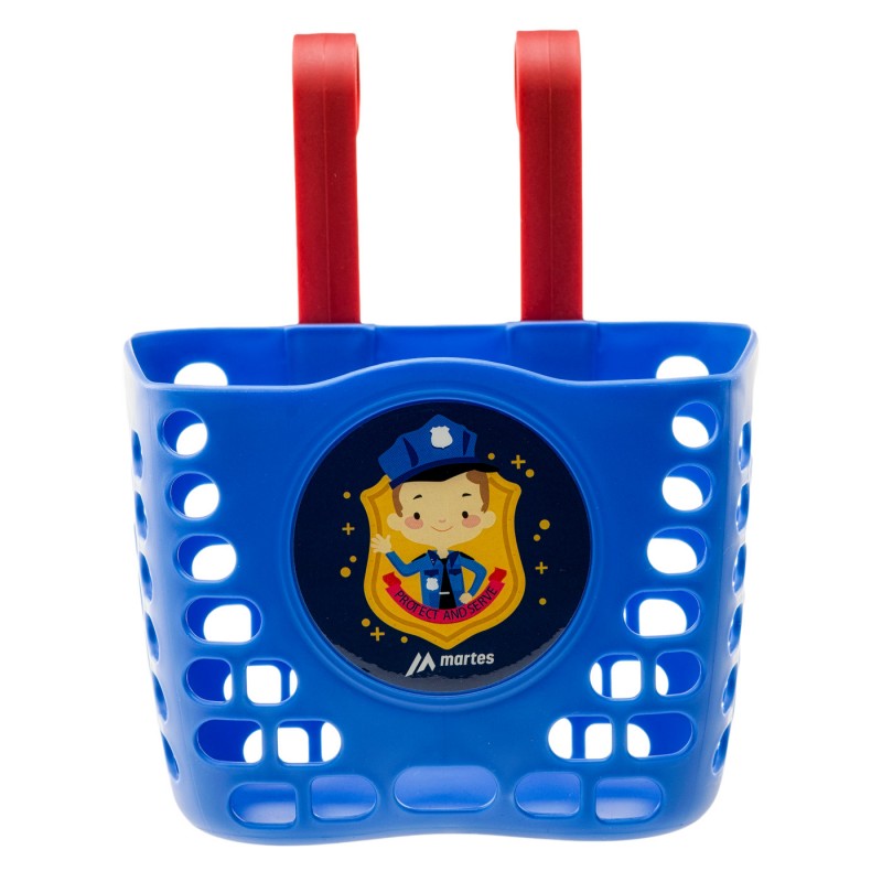Кошик для велосипеду MARTES KORGO-BLUE/CAR PRINT Синій