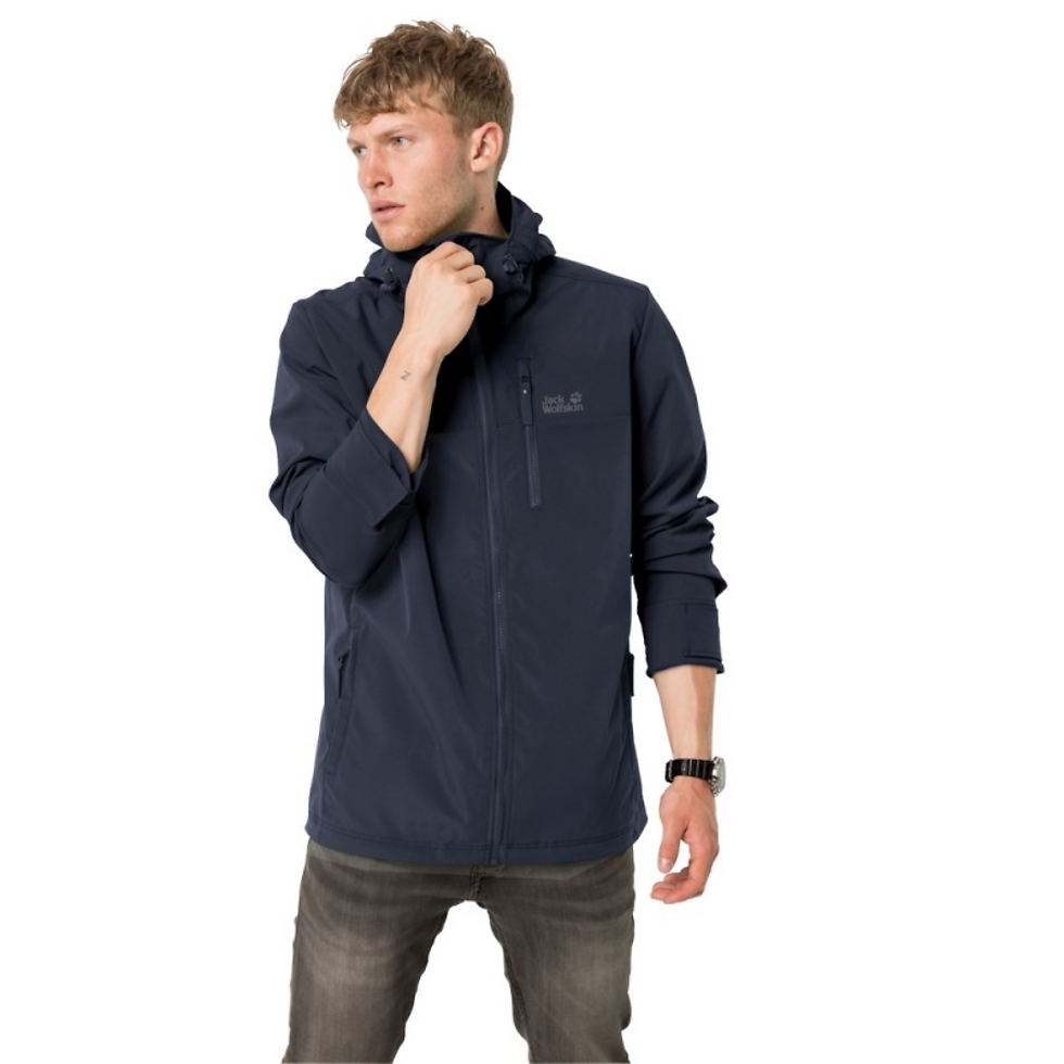 Вітровка Jack Wolfskin DESERT WIND JACKET M 1306411_1010 Темно-синій