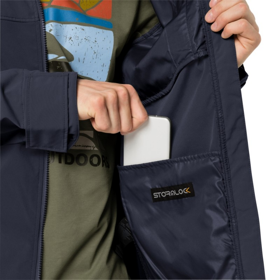 Вітровка Jack Wolfskin DESERT WIND JACKET M 1306411_1010 Темно-синій