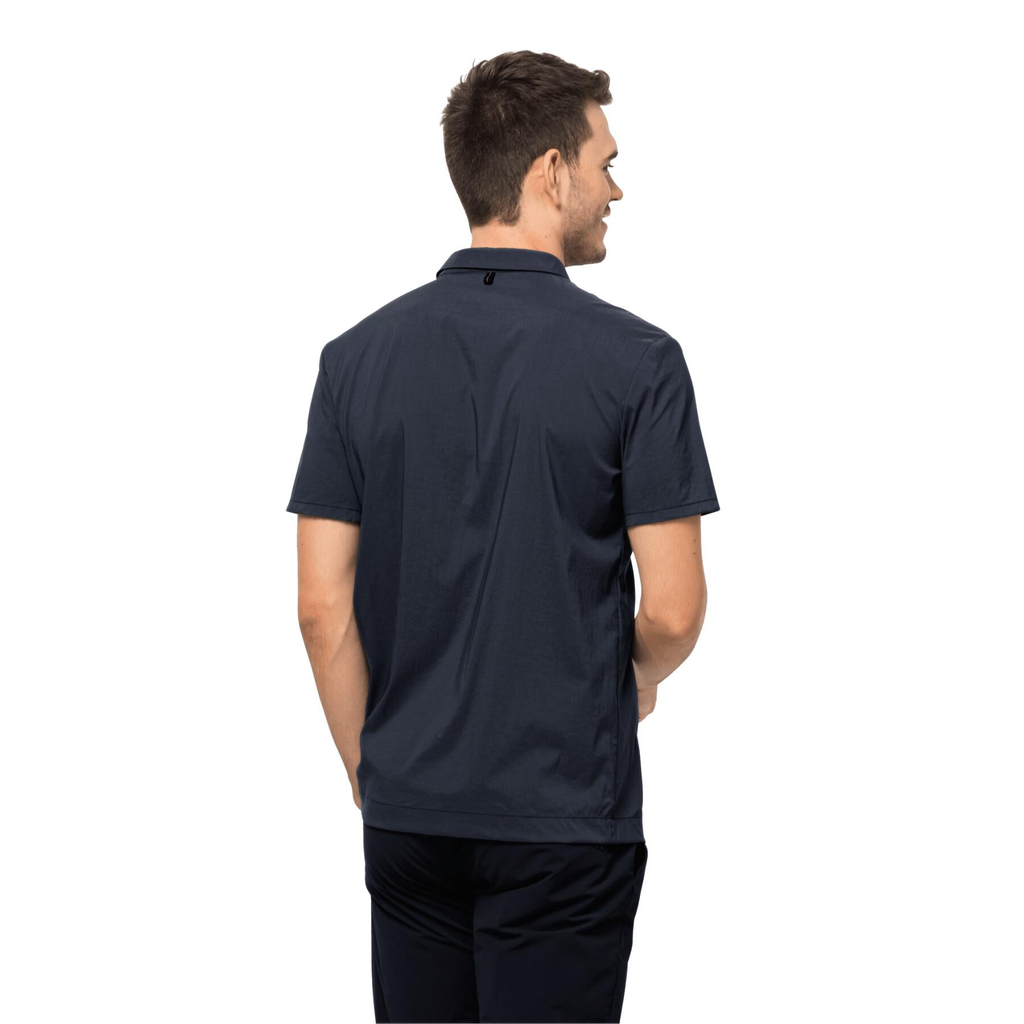 Теніска Jack Wolfskin PACK &amp; GO SHIRT M 1402942_1010 Темно-синій