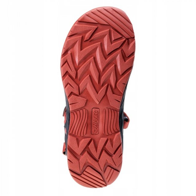 Сандалі HI-TEC LONIGO-BLACK/RED Чорний, червоний