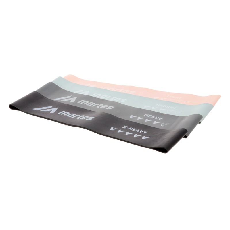 Еластична стрічка для пілатесу MARTES LOOPEY-LGT PIN/PL BLU/DK GR/BK Різнокольоровий