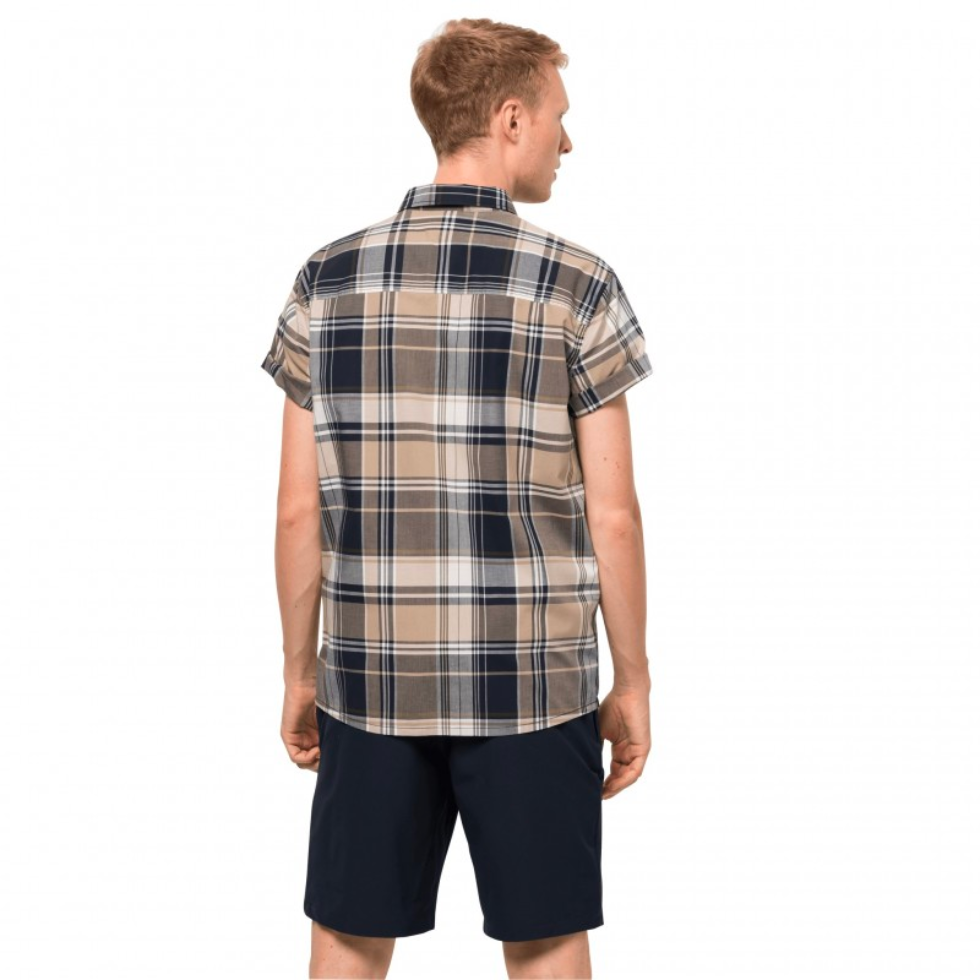 Теніска Jack Wolfskin LITTLE LAKE SHIRT M 1403421_8129 Бежевий/сірий