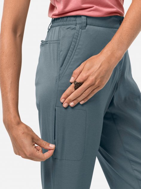 Бриджі Jack Wolfskin SENEGAL PANTS W 1505831_6167 Сіро-бірюзовий