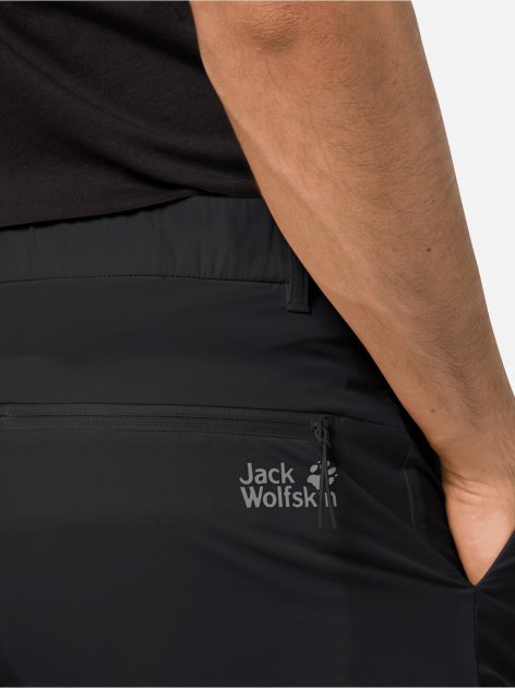Шорти Jack Wolfskin PACK &amp; GO SHORT M 1507371_6000 Чорний