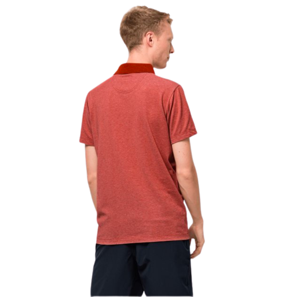 Поло Jack Wolfskin PIQUE POLO MEN 1804653_3740 Червоний