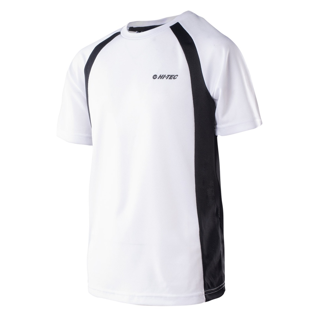 Футболка спортивна HI-TEC MAVEN JRB-WHITE/BLACK Чорний, білий