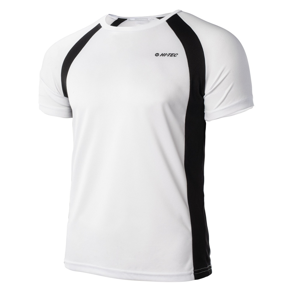 Футболка спортивна HI-TEC MAVEN-WHITE/BLACK Чорний, білий