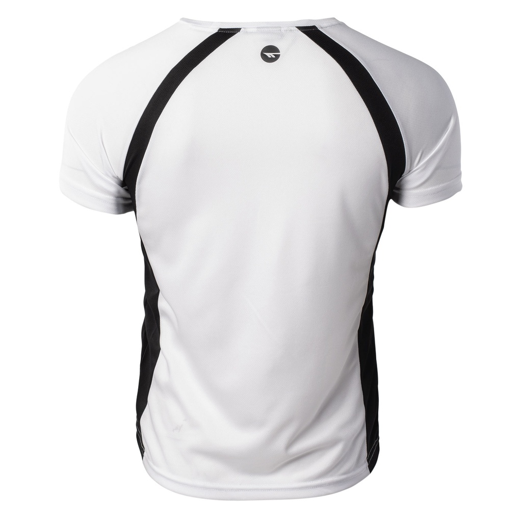 Футболка спортивна HI-TEC MAVEN-WHITE/BLACK Чорний, білий
