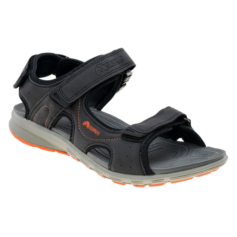 Сандалі ELBRUS MERIOS-BLACK/FLAME Чорний, сірий, помаранчевий
