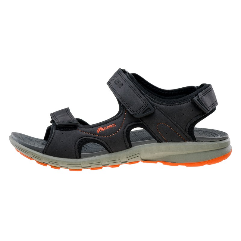 Сандалі ELBRUS MERIOS-BLACK/FLAME Чорний, сірий, помаранчевий