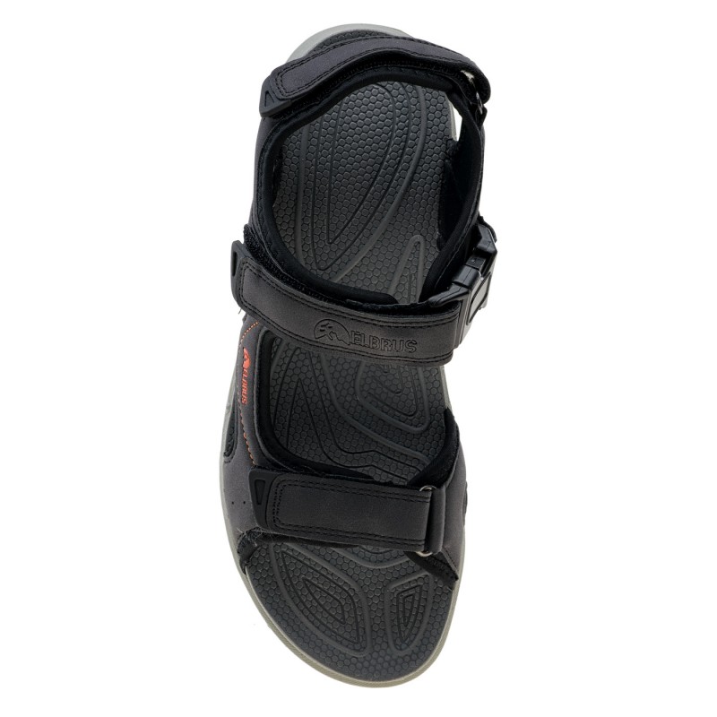 Сандалі ELBRUS MERIOS-BLACK/FLAME Чорний, сірий, помаранчевий