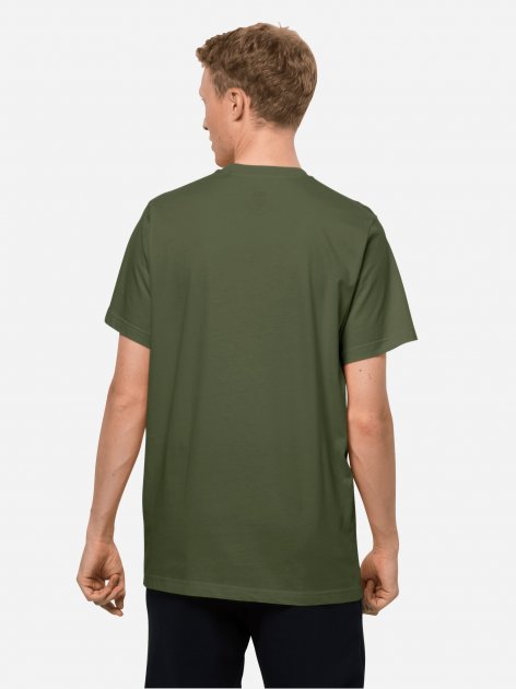 Футболка Jack Wolfskin ESSENTIAL T M 1808381_4129 Хакі полин