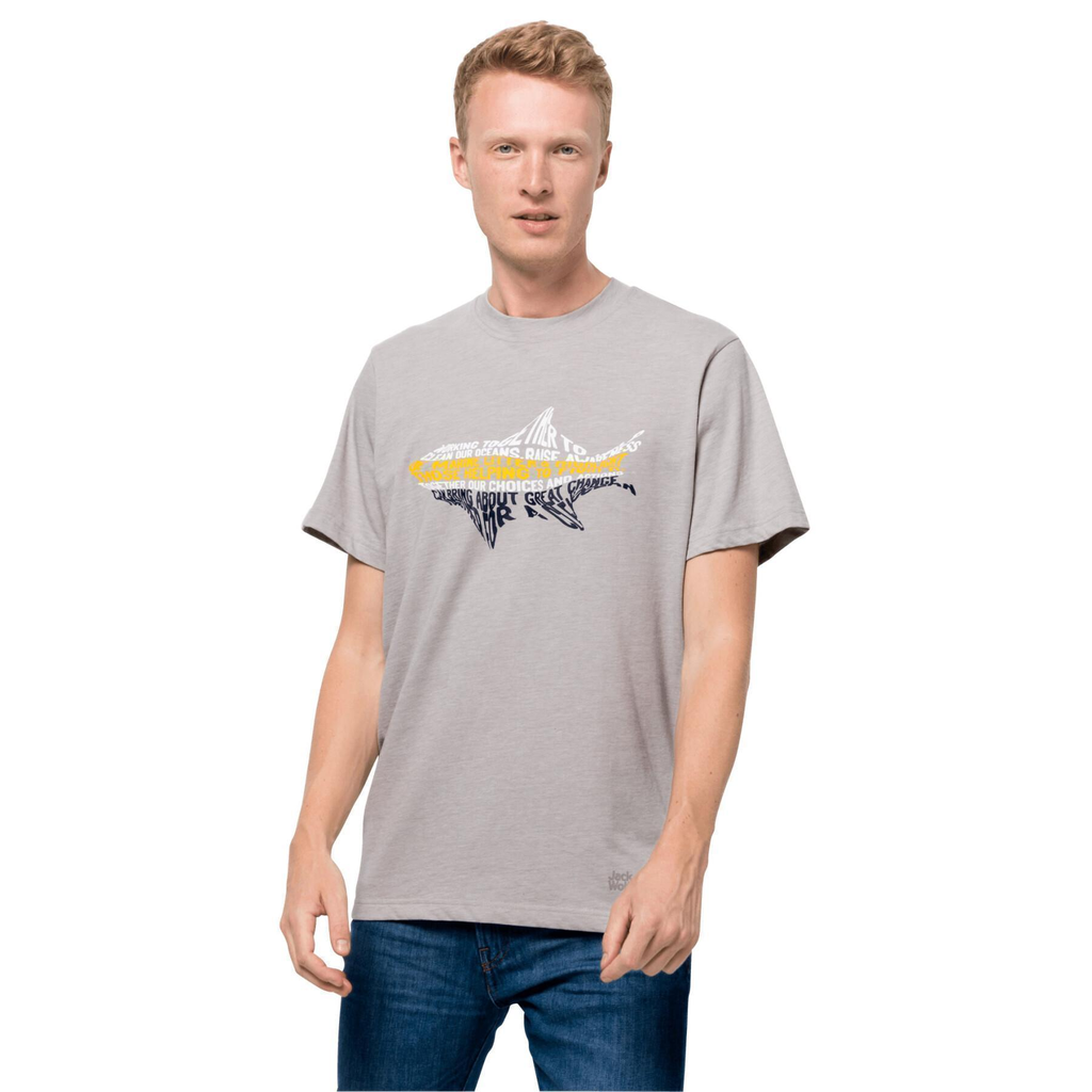 Футболка Jack Wolfskin OCEAN LIFE T M 1808391_6954 Сірий