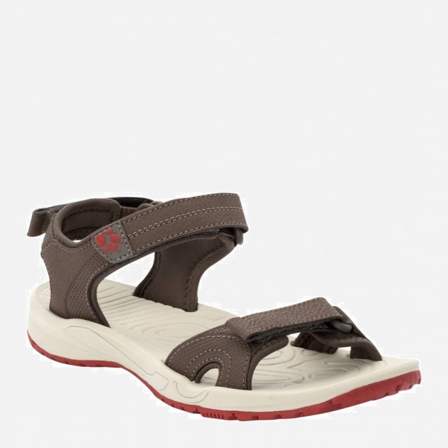 Сандалі Jack Wolfskin LAKEWOOD CRUISE SANDAL W 4019032_5266 Коричневий/бежевий