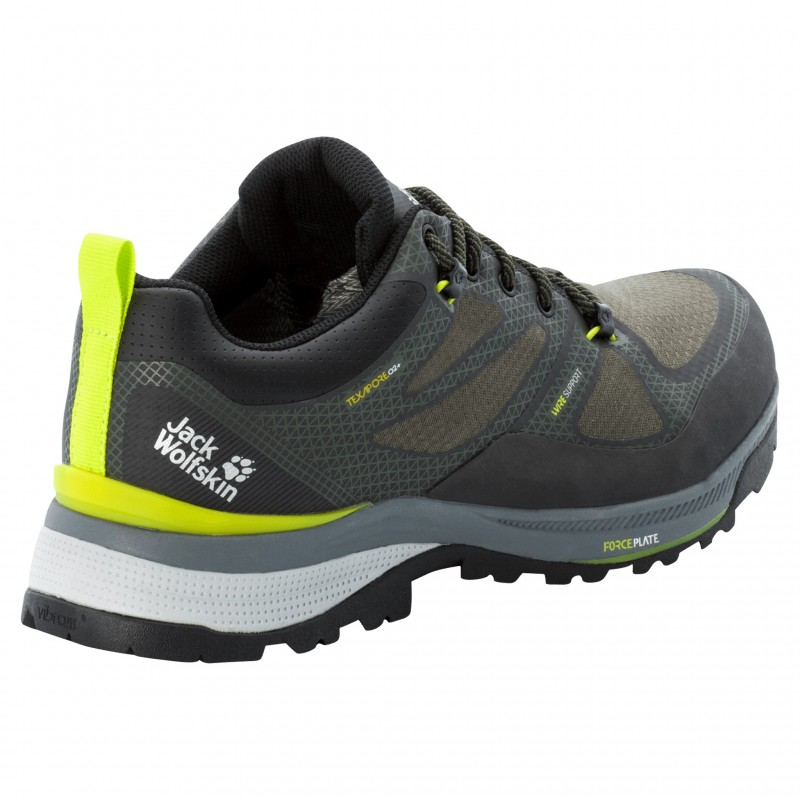 Напівчеревики Jack Wolfskin FORCE STRIKER TEXAPORE LOW M 4038841_4175 Темно-зелений