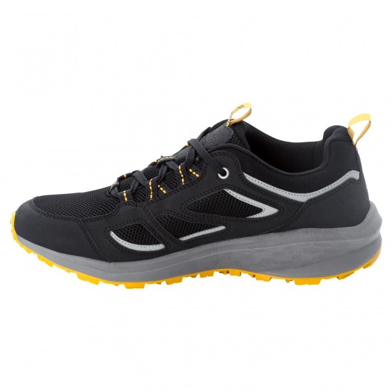 Кросівки Jack Wolfskin VOJO 3 VENT LOW M 4051221_6357 Темно-сірий/жовтий