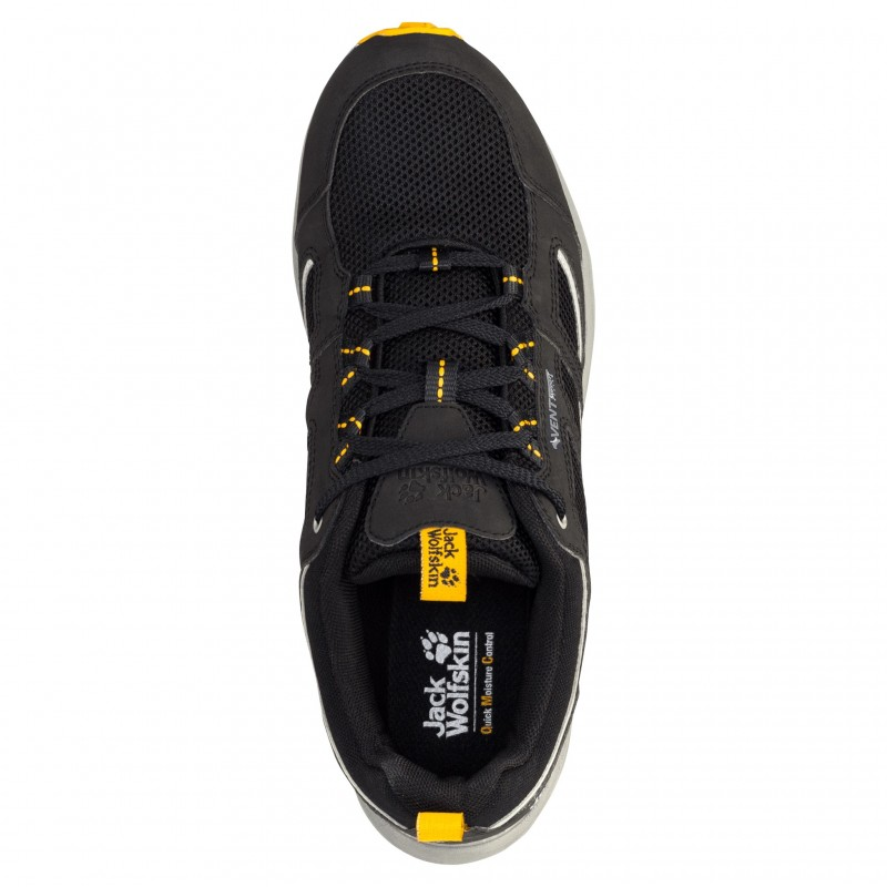 Кросівки Jack Wolfskin VOJO 3 VENT LOW M 4051221_6357 Темно-сірий/жовтий