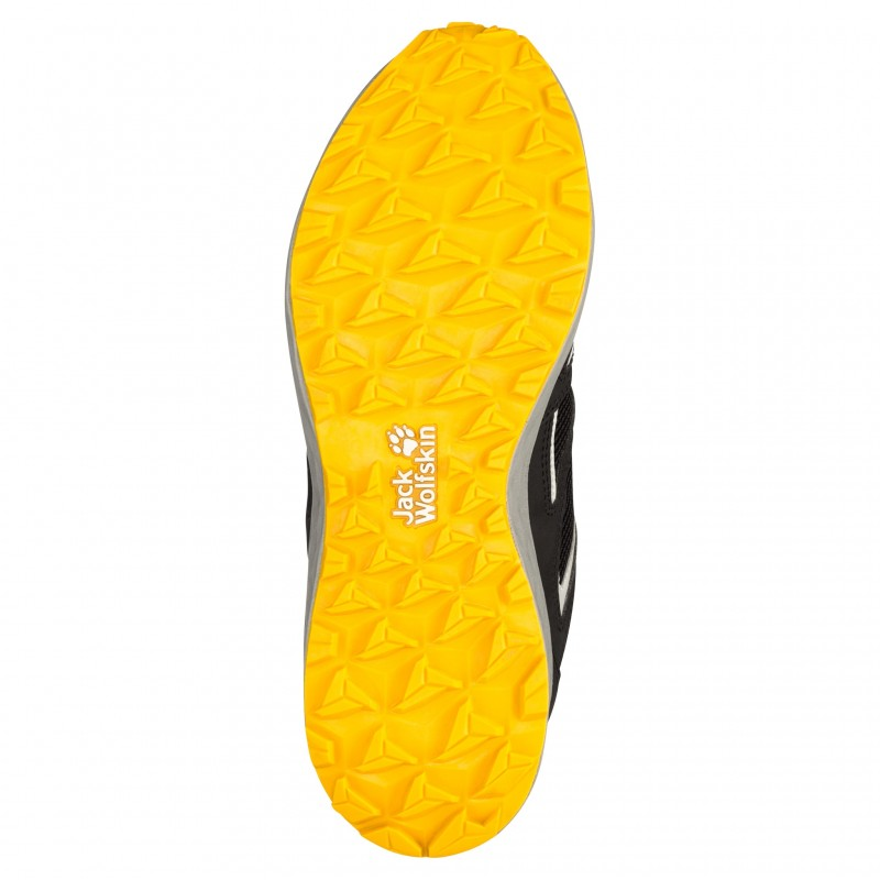 Кросівки Jack Wolfskin VOJO 3 VENT LOW M 4051221_6357 Темно-сірий/жовтий