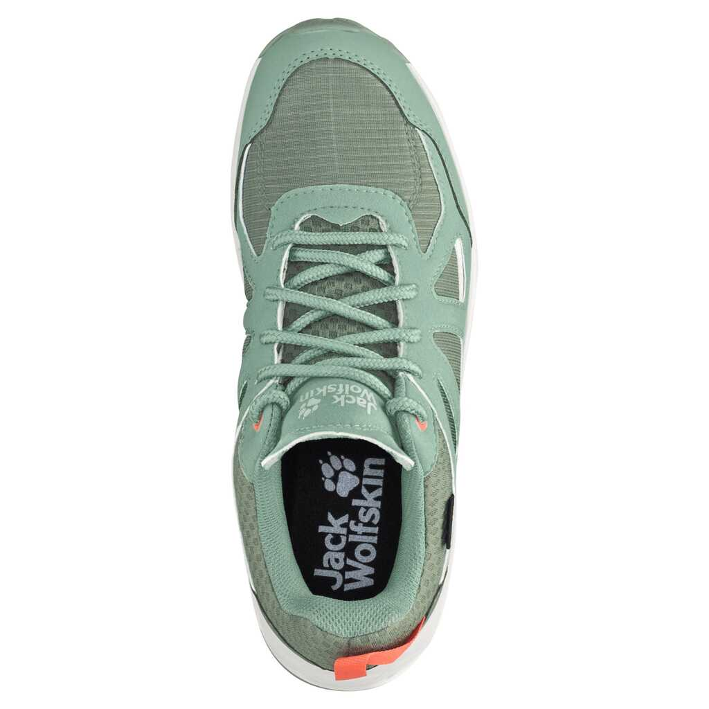 Кросівки демі Jack Wolfskin WOODLAND 2 TEXAPORE LOW W 4051341_4148 Світло-зелений/білий/сірий