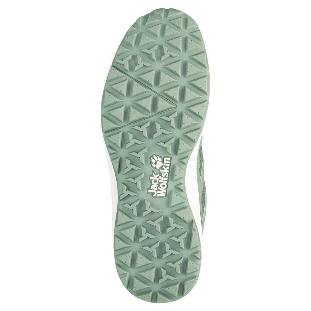 Кросівки демі Jack Wolfskin WOODLAND 2 TEXAPORE LOW W 4051341_4148 Світло-зелений/білий/сірий