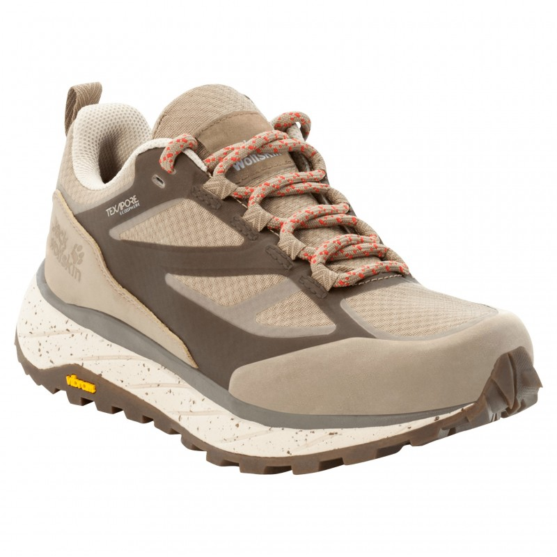 Кросівки демі Jack Wolfskin TERRAVENTURE TEXAPORE LOW W 4051631_5294 Бежевий/світло-бежевий