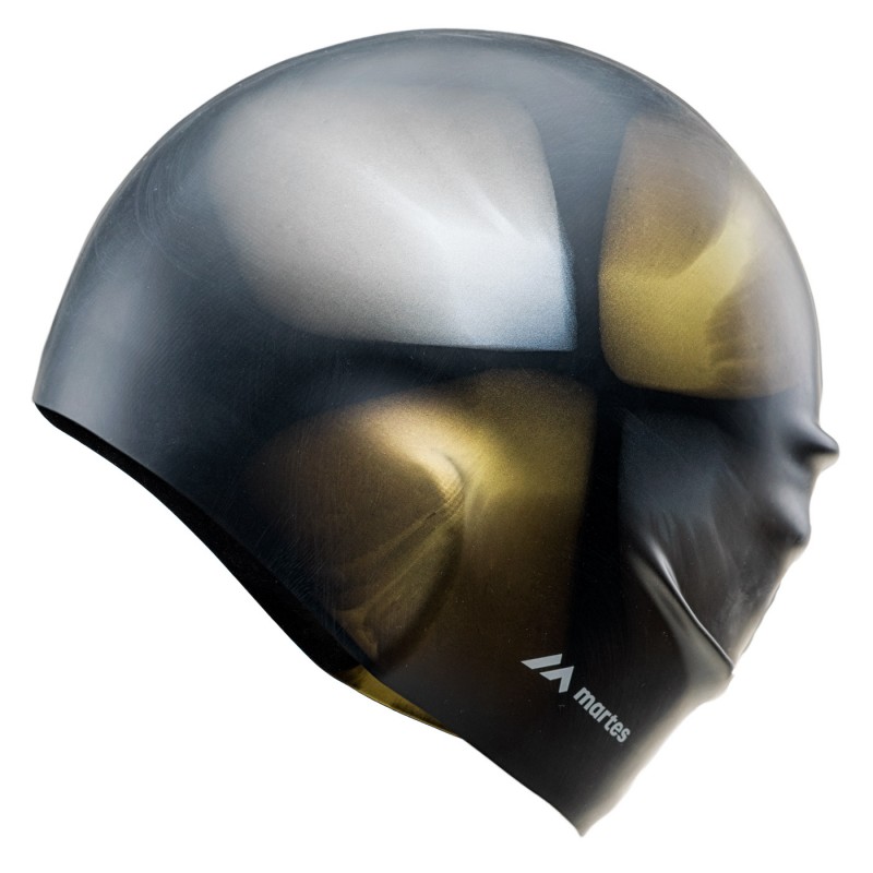 Шапка для плавання MARTES MULTISILI-BLACK/GOLD Чорний, золотистий