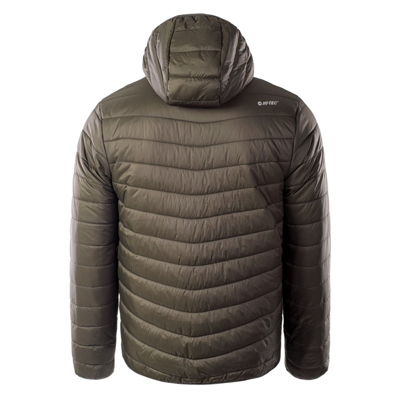 Куртка прошита HI-TEC NOVARA-BLACK OLIVES/ANTHRACITE Оливковий