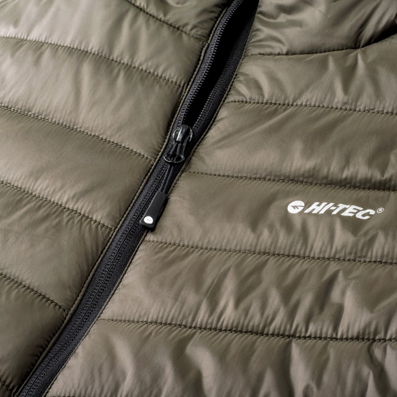 Куртка прошита HI-TEC NOVARA-BLACK OLIVES/ANTHRACITE Оливковий