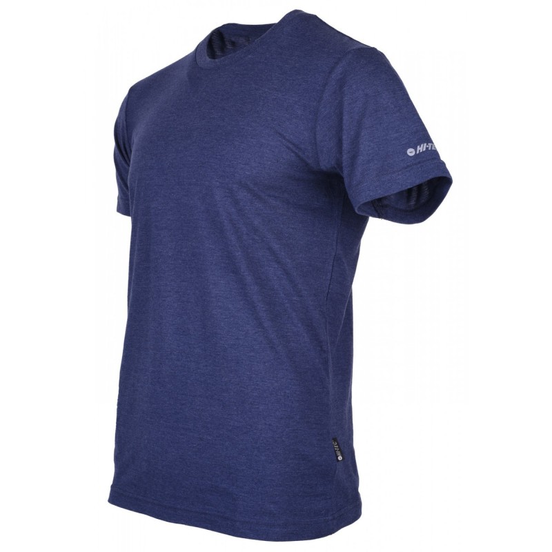 Футболка HI-TEC PLAIN-NAVY MELANGE Темно-синій