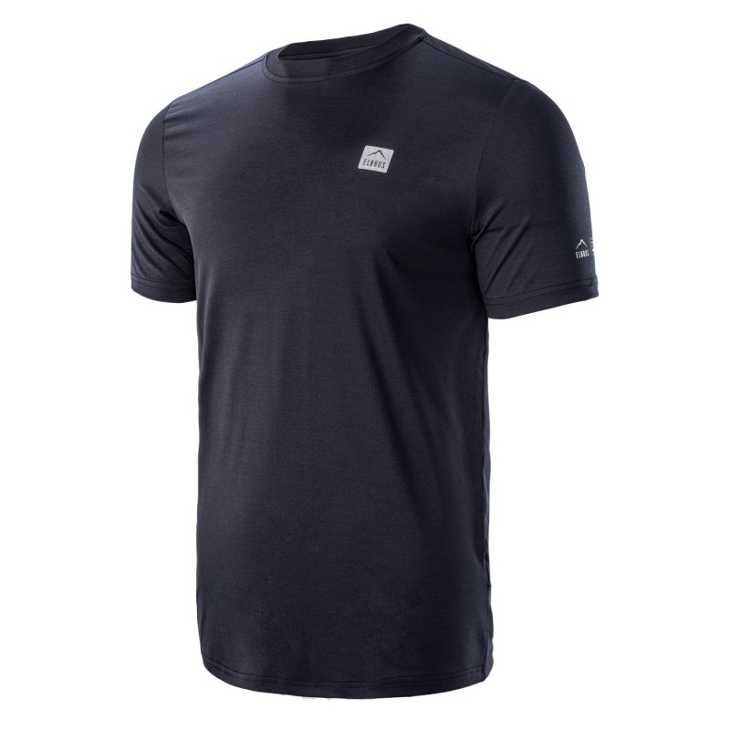 Футболка спортивна ELBRUS PURUS-BLACK MELANGE Чорний