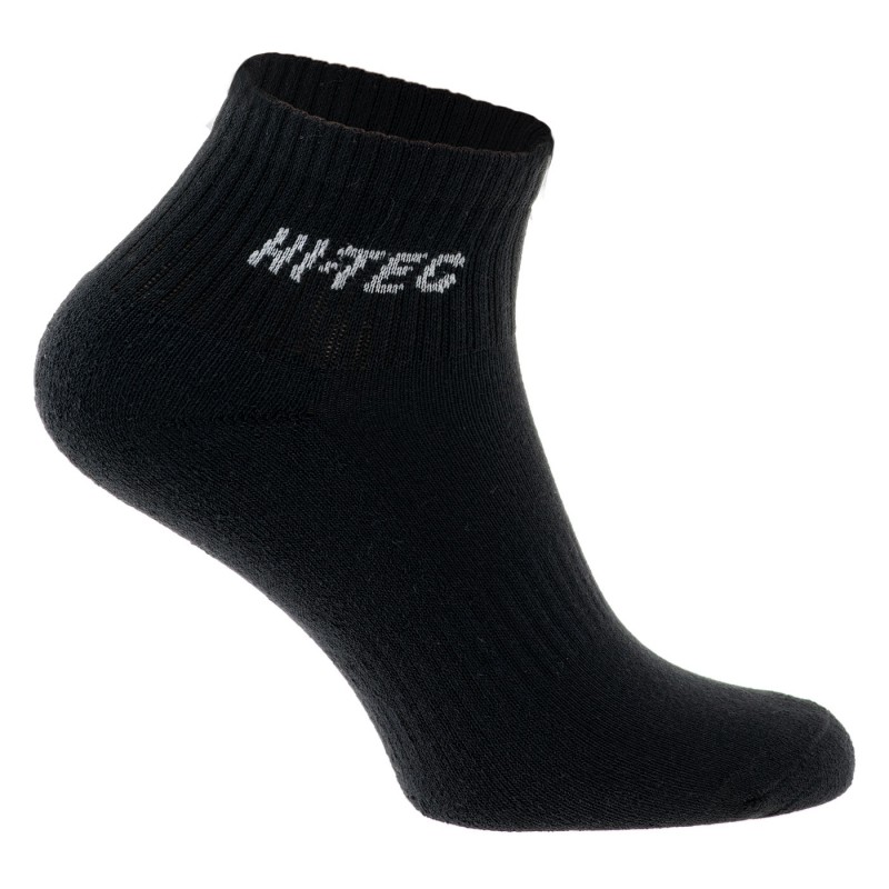 Шкарпетки літо HI-TEC QUARRO PACK-BLACK Чорний