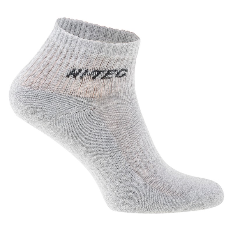 Шкарпетки літо HI-TEC QUARRO PACK-GREY MELAGE Сірий