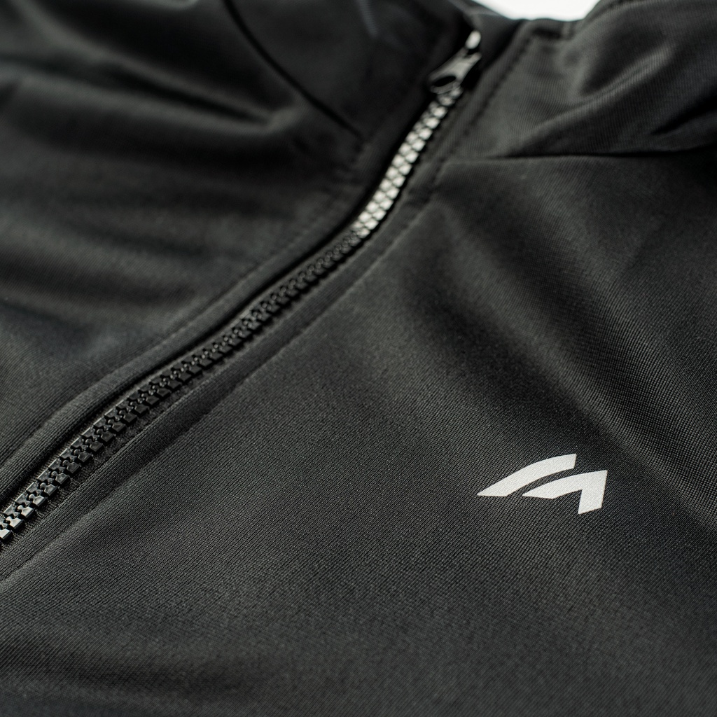 Кофта спортивна MARTES ESSENTIALS RAYLON JR-BLACK Чорний