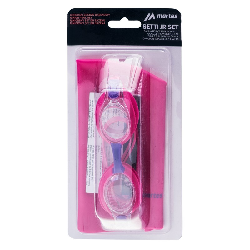 Набір для плавання MARTES SETTI JR SET-PINK/FUCHSIA Рожевий