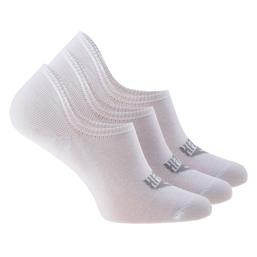 Шкарпетки літо HI-TEC STREAT-WHITE/GREY MELANGE LOGO Білий