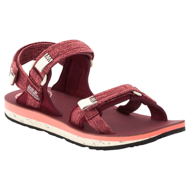 Сандалі Jack Wolfskin OUTFRESH DELUXE SANDAL W 4039451-2136 Бордовий