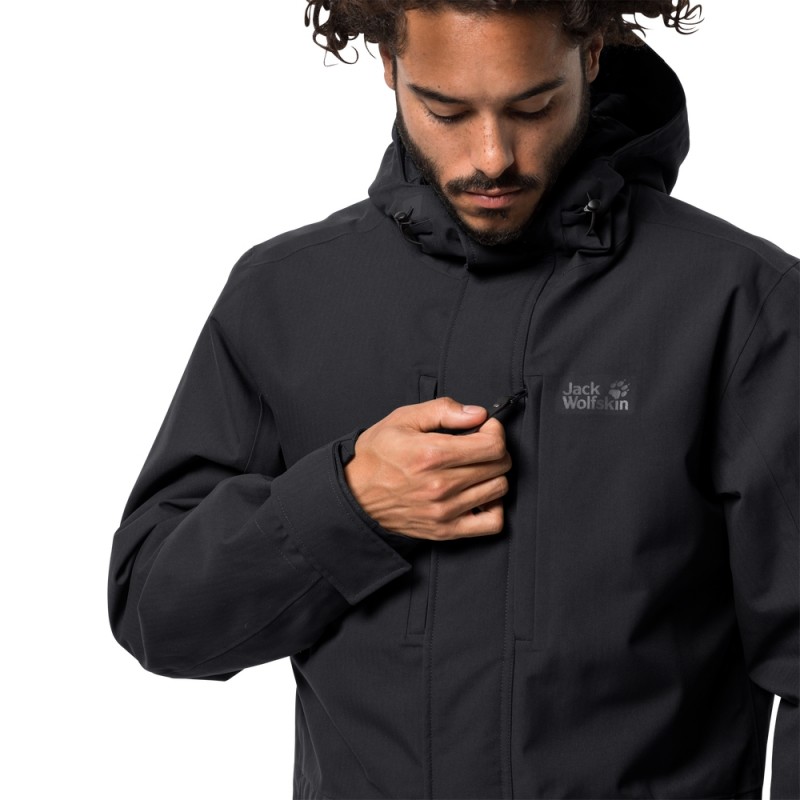 Куртка утеплена Jack Wolfskin WEST COAST JACKET 1110811_6000 Чорний