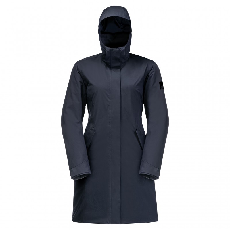 Напівпальто пух Jack Wolfskin COLD BAY COAT W 1113033_1010 Темно-синій