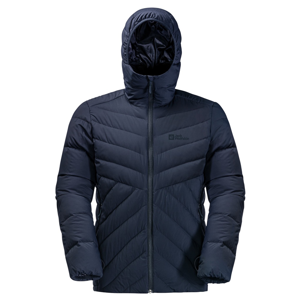 Пуховик прошитий Jack Wolfskin ATHLETIC DOWN HOODY M 1206682_1010 Темно-синій