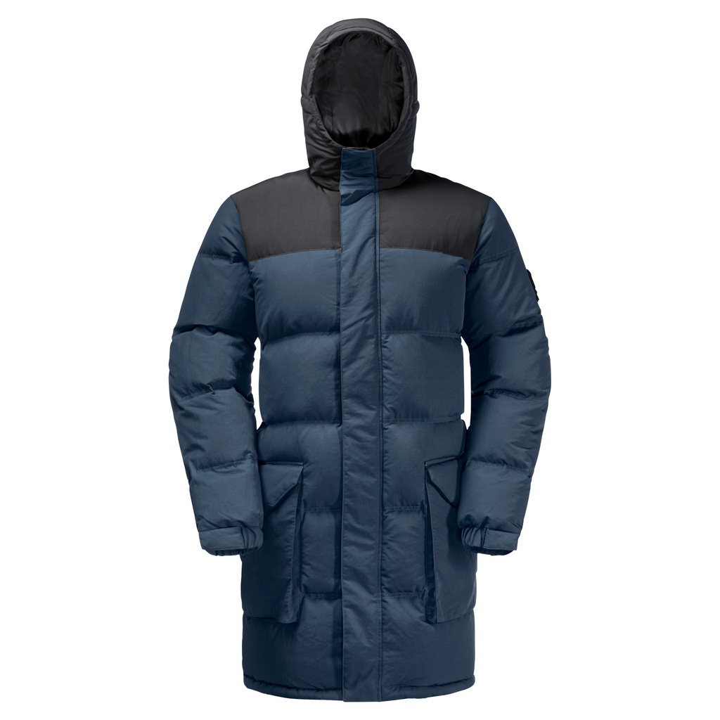 Напівпальто пух Jack Wolfskin ALEX LONG DOWN JKT M 1207251_1383 Синій