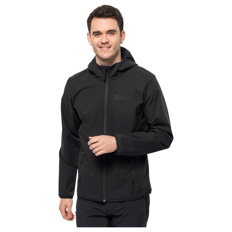 Шел Jack Wolfskin BORNBERG HOODY M 1307471_6000 Чорний