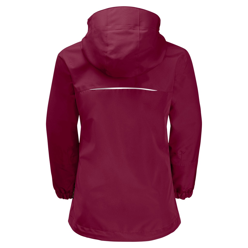 Куртка 3 в 1 Jack Wolfskin ICELAND 3IN1 JACKET G 1605265_2501 Червоно-малиновий