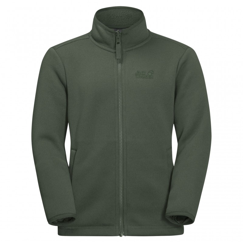 Куртка 3 в 1 Jack Wolfskin B ELK ISLAND 3IN1 PARKA 1606743_5032 Темно-зелений